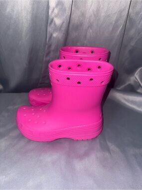UGG Waterproof Hot Pink Rain Boots